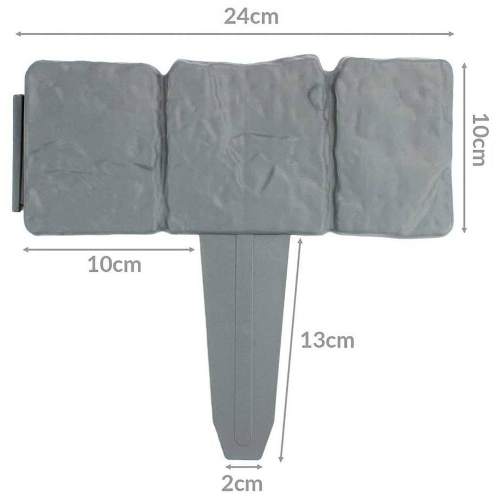 Plastic Stone Garden Edging: image 3