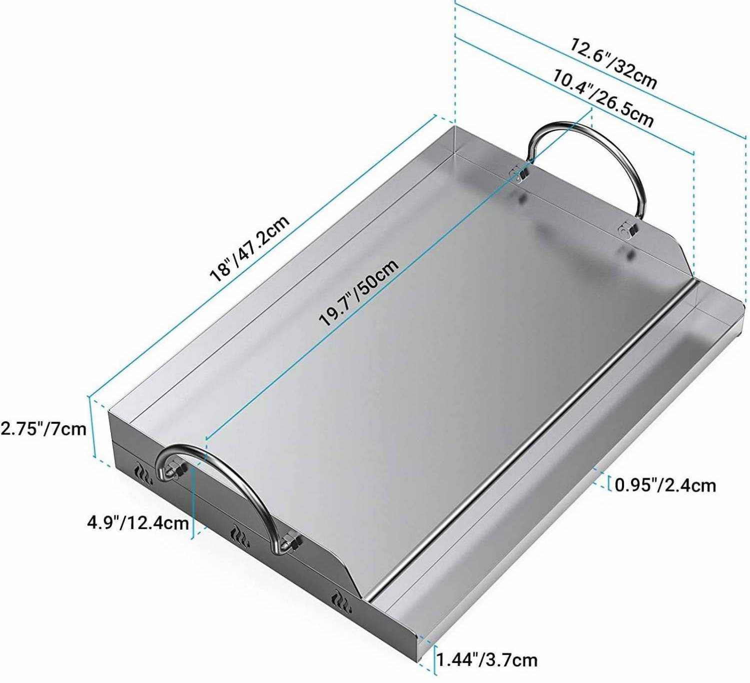 Stainless Steel Griddle: image 3