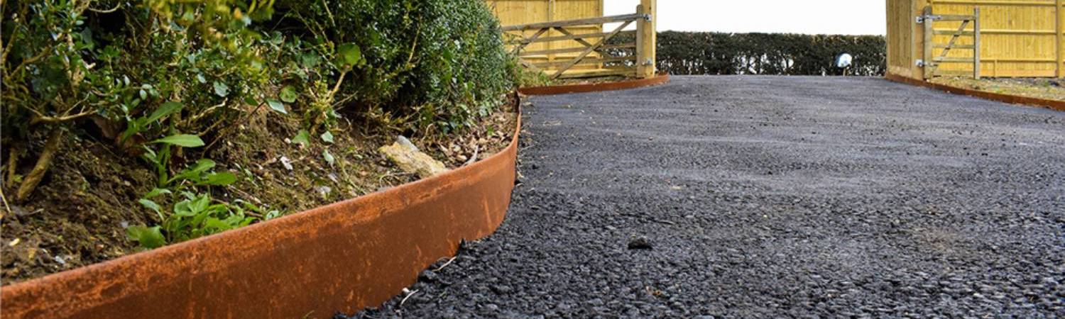 Corten Steel Garden Edge: 150mm Face Height (per m): image 2