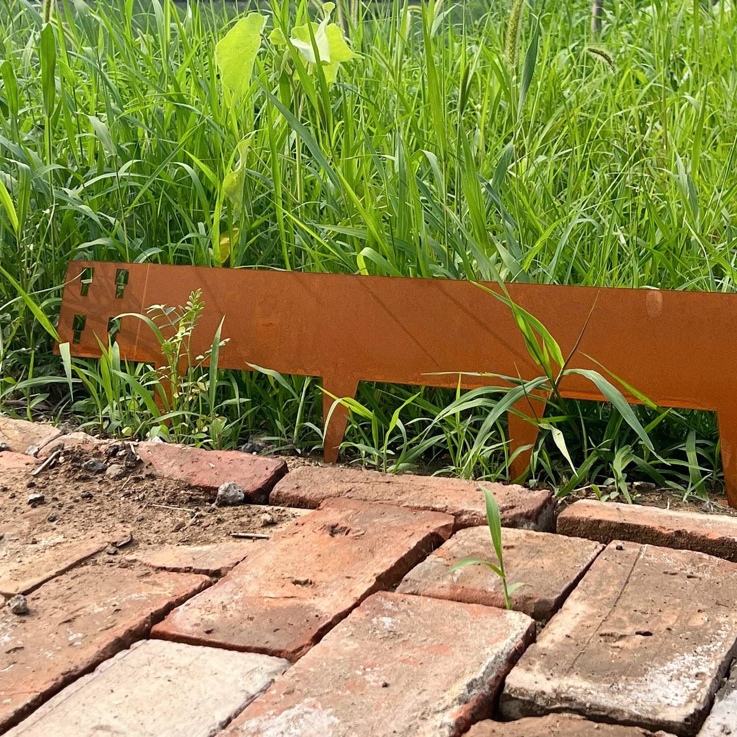 Corten Steel Garden Edge: 150mm Face Height (per m): image 5