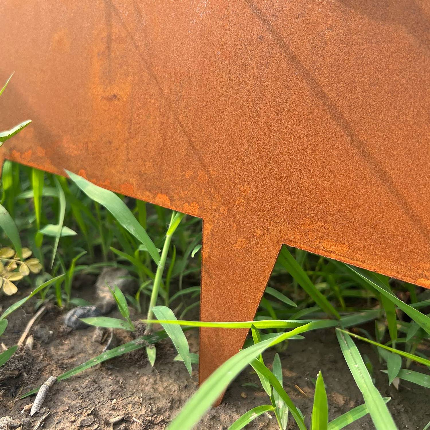 Corten Steel Garden Edge: 150mm Face Height (per m): image 6