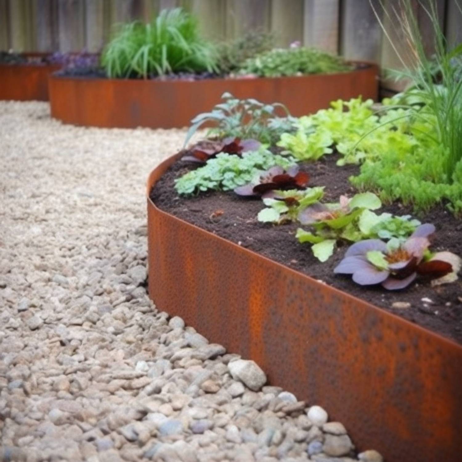 Corten Steel Garden Edge: 150mm Face Height (per m): image 9