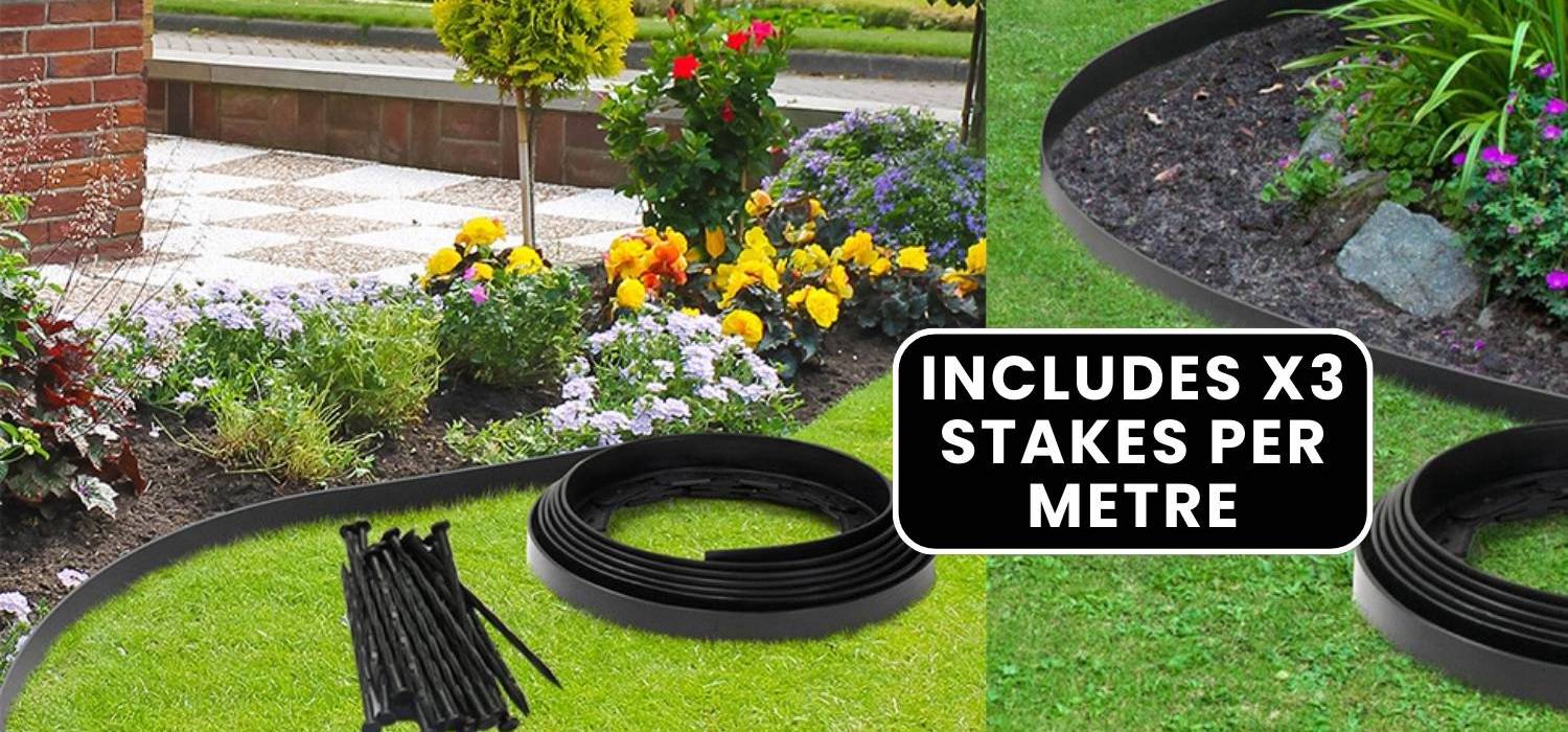 buy recycled plastic lawn edge